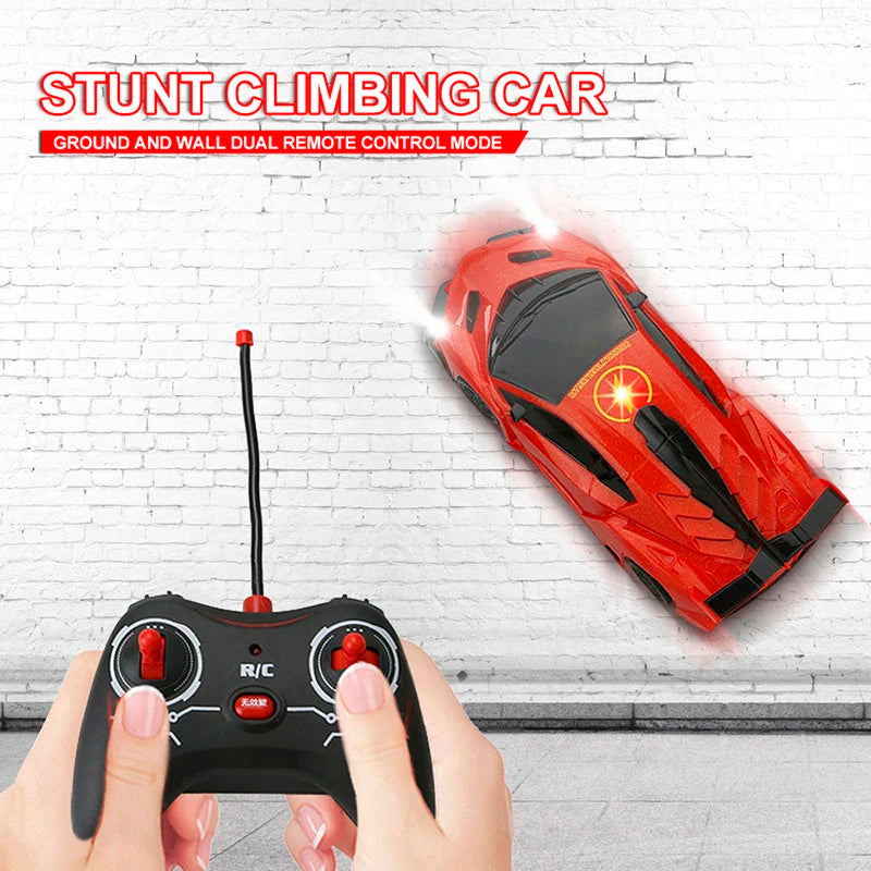 RC Wall Climbing Car With Light Ceiling Anti Gravity