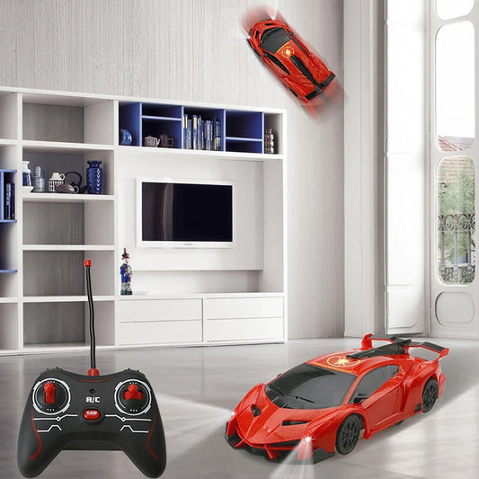 RC Wall Climbing Car With Light Ceiling Anti Gravity