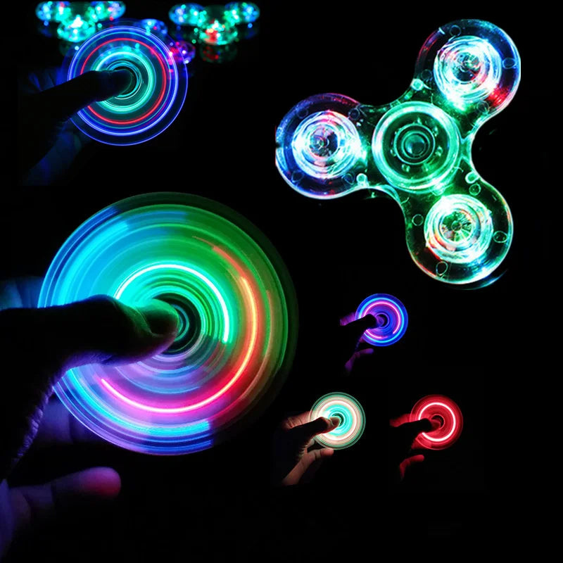 Luminous LED light Fidget Spinner