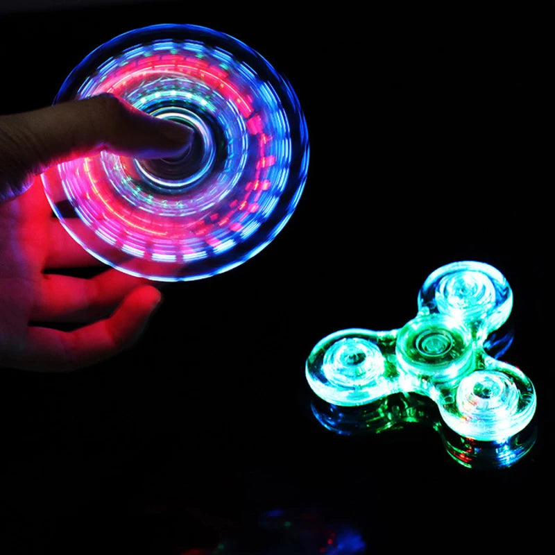 Luminous LED light Fidget Spinner