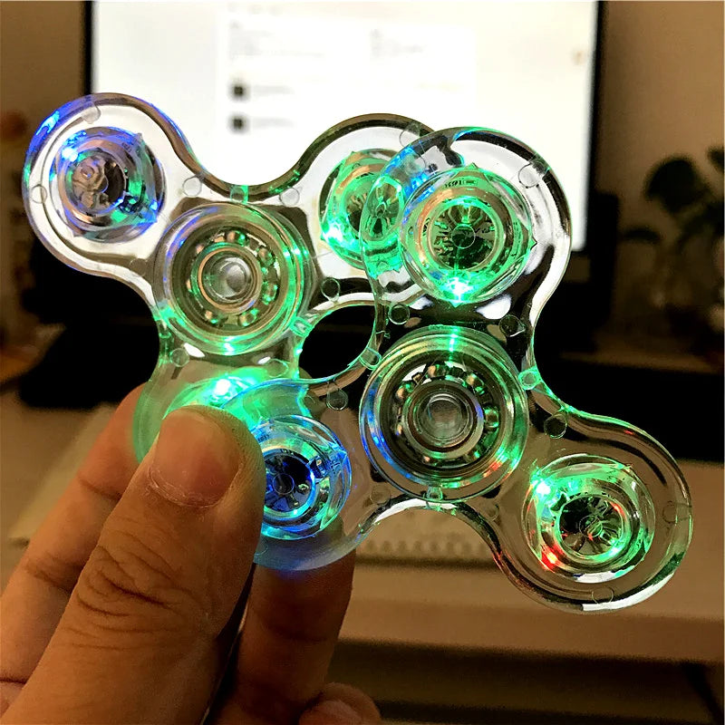 Luminous LED light Fidget Spinner