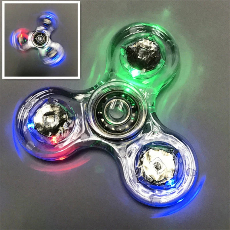 Luminous LED light Fidget Spinner