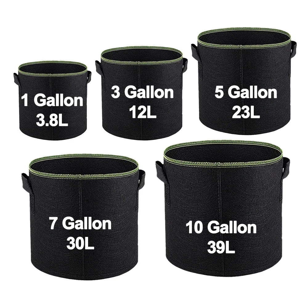 Aeration Fabric Pots with Handles