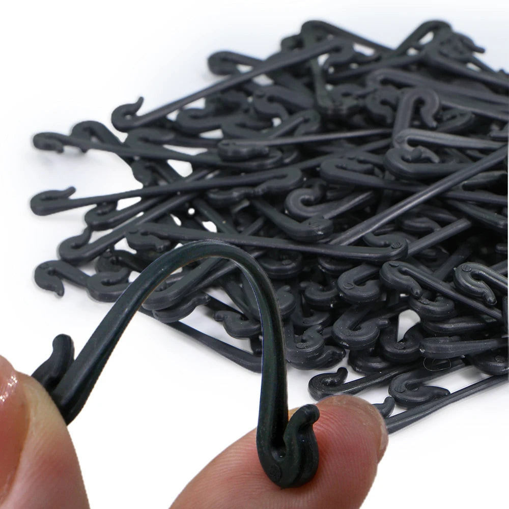 100pcs Garden Plant  Hook Stems Fastener