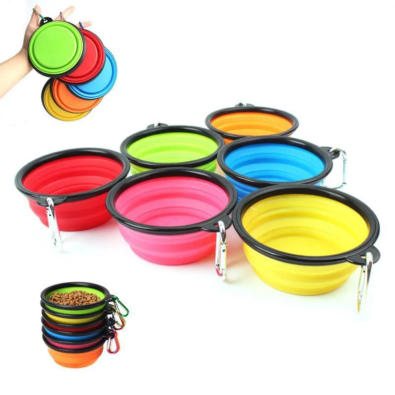 Folding Silicone Feeder Bowl