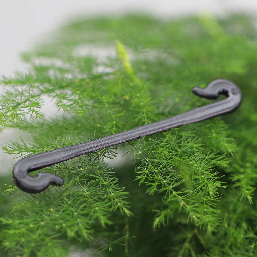 100pcs Garden Plant  Hook Stems Fastener