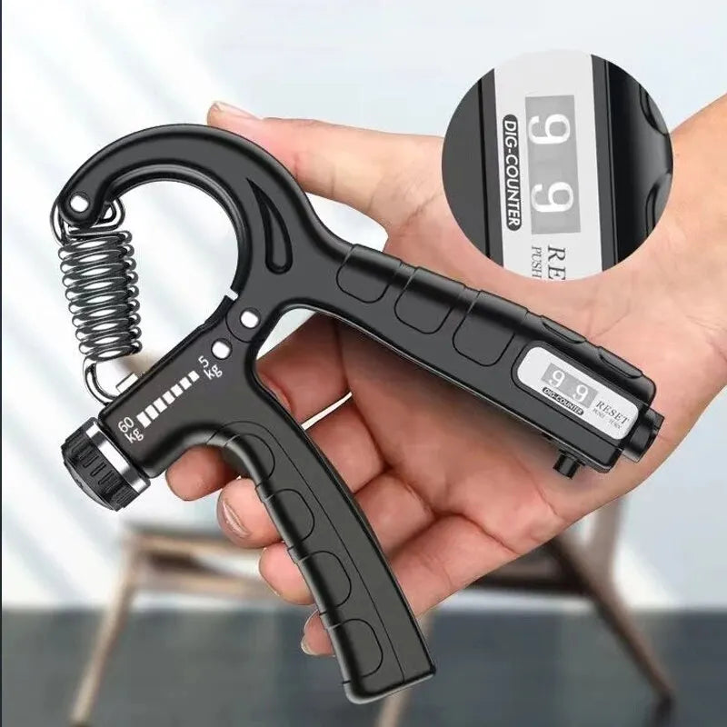 Grip Strength Trainer Forearm Strengthener Hand Squeezer Adjustable Resistance Hand Grip Strengthener for Muscle Building