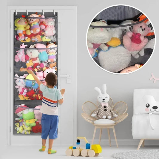 Stuffed Toy Storage Bag Over The Door