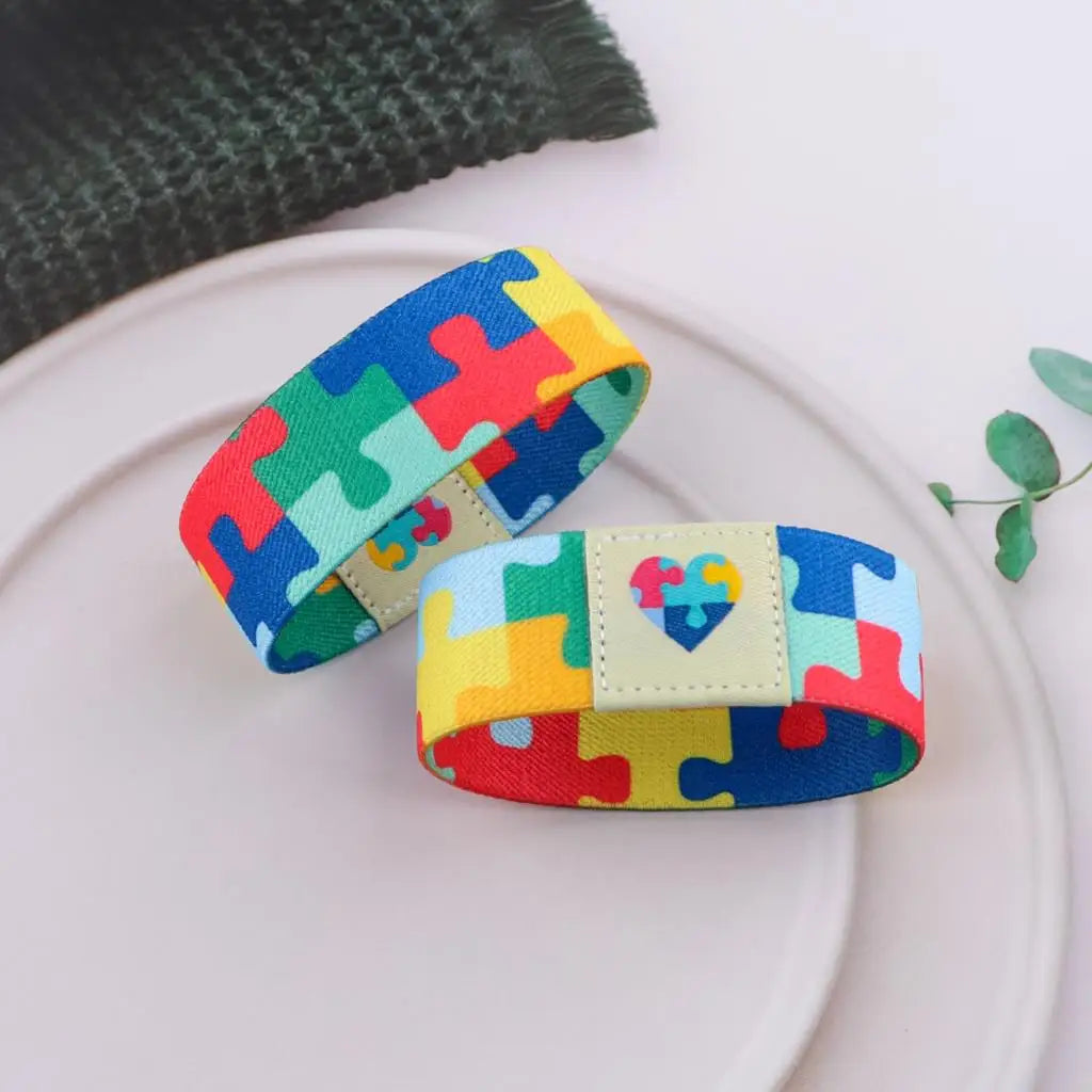 Autism Awareness Puzzle Bracelet